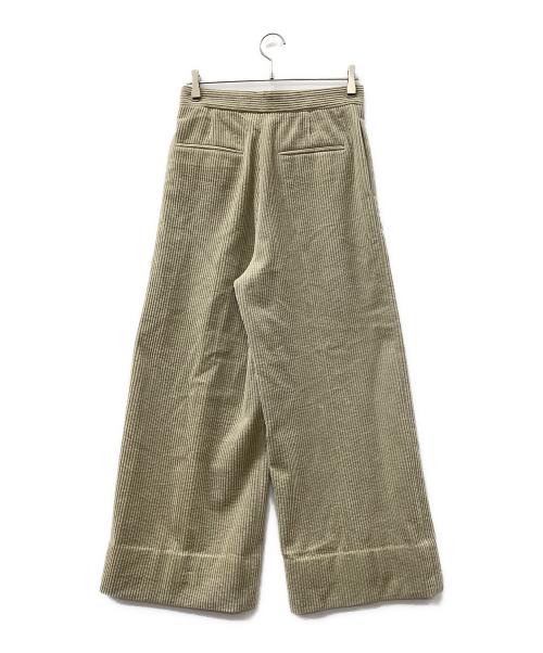 ebure（エブール）ebure (エブール) コーデュロイワイドパンツ ベージュ サイズ:38の古着・服飾アイテム