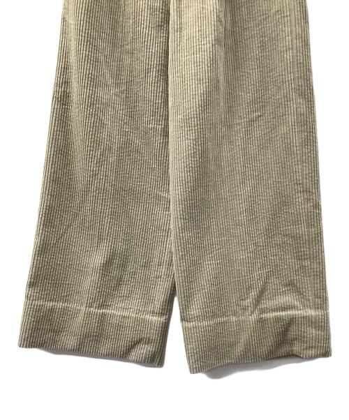 ebure（エブール）ebure (エブール) コーデュロイワイドパンツ ベージュ サイズ:38の古着・服飾アイテム