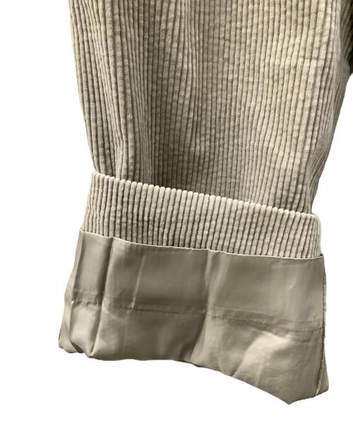 ebure（エブール）ebure (エブール) コーデュロイワイドパンツ ベージュ サイズ:38の古着・服飾アイテム