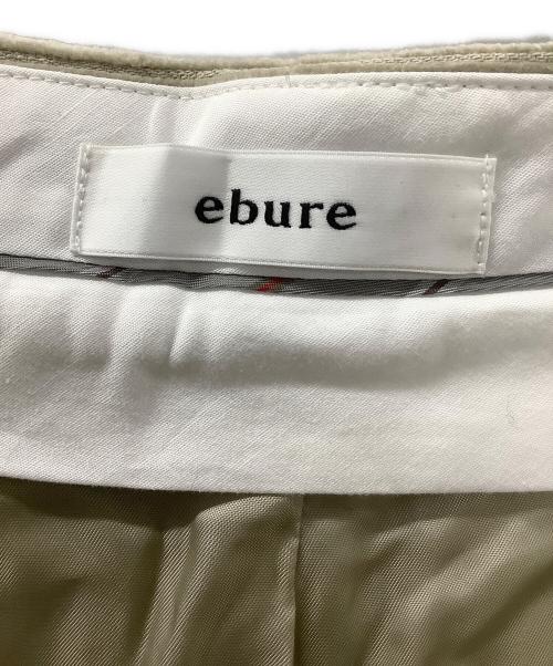 ebure（エブール）ebure (エブール) コーデュロイワイドパンツ ベージュ サイズ:38の古着・服飾アイテム