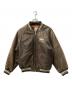 AVIREX（アヴィレックス）の古着「レザージャケット」｜ブラウン