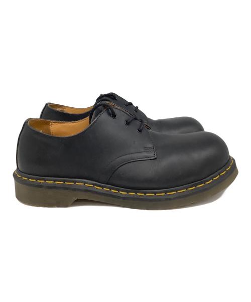 Dr.Martens（ドクターマーチン）Dr.Martens (ドクターマーチン) スチールトゥ3ホールシューズ ブラック サイズ:UK9の古着・服飾アイテム