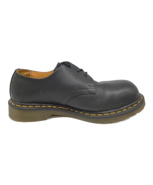 Dr.Martens（ドクターマーチン）Dr.Martens (ドクターマーチン) スチールトゥ3ホールシューズ ブラック サイズ:UK9の古着・服飾アイテム