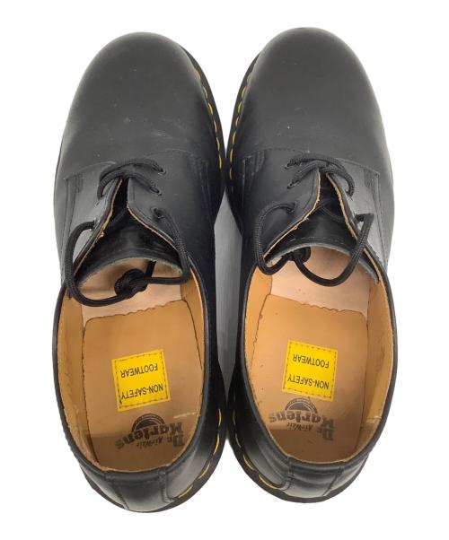 Dr.Martens（ドクターマーチン）Dr.Martens (ドクターマーチン) スチールトゥ3ホールシューズ ブラック サイズ:UK9の古着・服飾アイテム