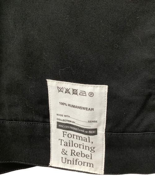 FRED PERRY（フレッドペリー）FRED PERRY (フレッドペリー) ART COMES FIRST (アートカムズファースト) SHIELD PATCH HARRINGTON JACKET ブラック サイズ:Lの古着・服飾アイテム