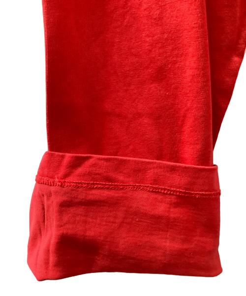 FRED PERRY（フレッドペリー）FRED PERRY (フレッドペリー) RAF SIMONS (ラフシモンズ) 長袖カットソー レッド サイズ:Sの古着・服飾アイテム