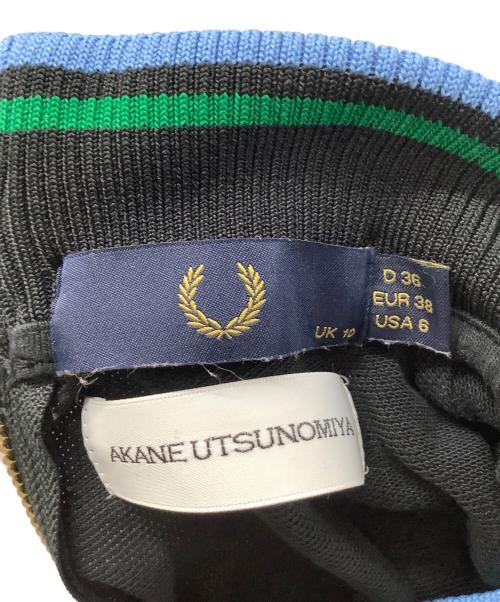 FRED PERRY（フレッドペリー）FRED PERRY (フレッドペリー) AKANE UTSUNOMIYA (アカネウツノミヤ) スウェット ブラック サイズ:UK10の古着・服飾アイテム