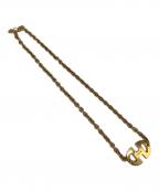 CELINEセリーヌ）の古着「ホースビットネックレス」｜ゴールド