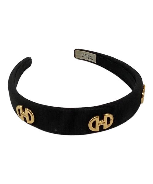 CELINE（セリーヌ）CELINE (セリーヌ) カチューシャ ブラック サイズ:-の古着・服飾アイテム