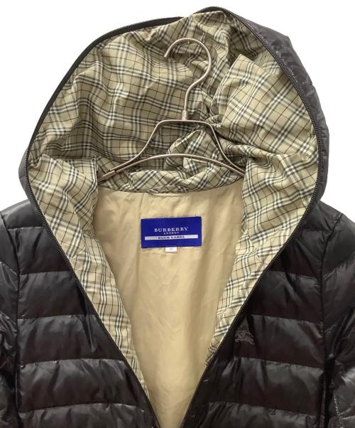 BURBERRY BLUE LABEL（バーバリーロンドンブルーレーベル）BURBERRY BLUE LABEL (バーバリーロンドンブルーレーベル) ダウンジャケット ブラック サイズ:38の古着・服飾アイテム