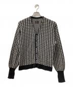 Needlesニードルズ）の古着「V Neck Cardigan - Houndstooth」｜ブラック