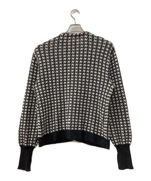Needles（ニードルズ）Needles (ニードルズ) V Neck Cardigan - Houndstooth ブラック サイズ:Sの古着・服飾アイテム