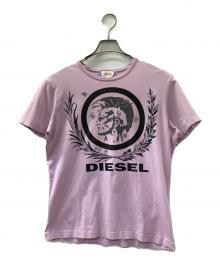 DIESEL（ディーゼル）の古着「半袖Tシャツ」｜ピンク