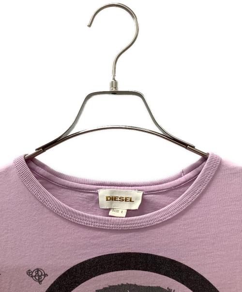 DIESEL（ディーゼル）DIESEL (ディーゼル) 半袖Tシャツ ピンク サイズ:Lの古着・服飾アイテム