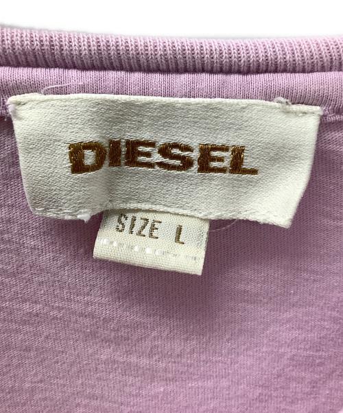 DIESEL（ディーゼル）DIESEL (ディーゼル) 半袖Tシャツ ピンク サイズ:Lの古着・服飾アイテム