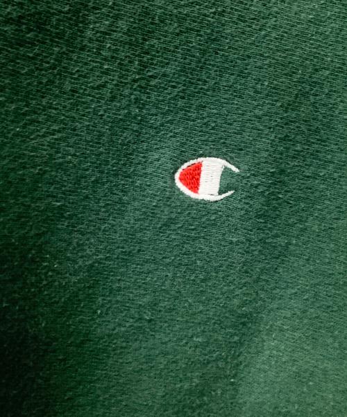 Champion REVERSE WEAVE（チャンピオン リバース ウィーブ）Champion REVERSE WEAVE (チャンピオン リバース ウィーブ) スウェット グリーン サイズ:Lの古着・服飾アイテム