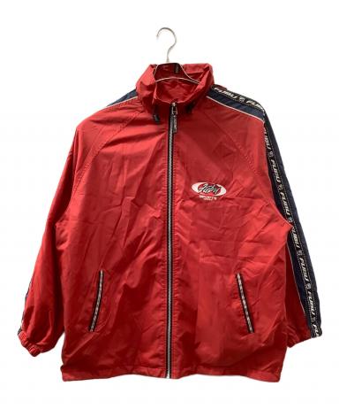 中古・古着通販】FUBU (フブ) ナイロンジャケット レッド×ブラック