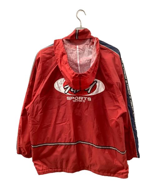 FUBU（フブ）FUBU (フブ) ナイロンジャケット レッド×ブラック サイズ:-の古着・服飾アイテム