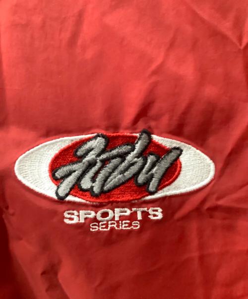FUBU（フブ）FUBU (フブ) ナイロンジャケット レッド×ブラック サイズ:-の古着・服飾アイテム