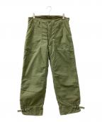 US ARMYユーエスアーミー）の古着「デッキトラウザーパンツ」｜オリーブ