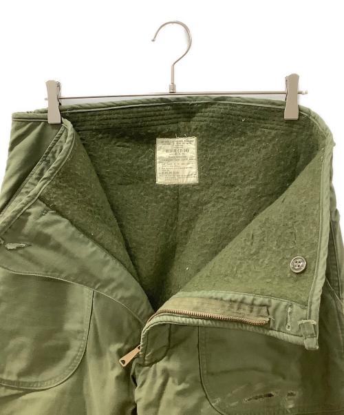 US ARMY（ユーエスアーミー）US ARMY (ユーエスアーミー) デッキトラウザーパンツ オリーブ サイズ:M（31-34）の古着・服飾アイテム