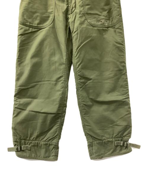 US ARMY（ユーエスアーミー）US ARMY (ユーエスアーミー) デッキトラウザーパンツ オリーブ サイズ:M（31-34）の古着・服飾アイテム