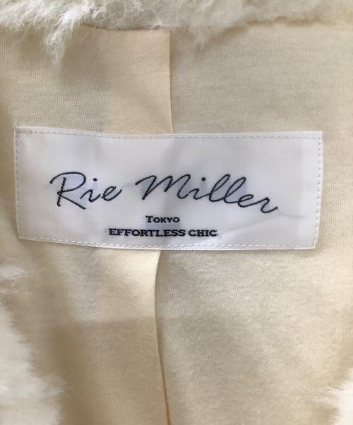 Rie miller（リエ ミラー）Rie miller (リエ ミラー) エコファーミドル丈ジレ ベージュ サイズ:38 未使用品の古着・服飾アイテム