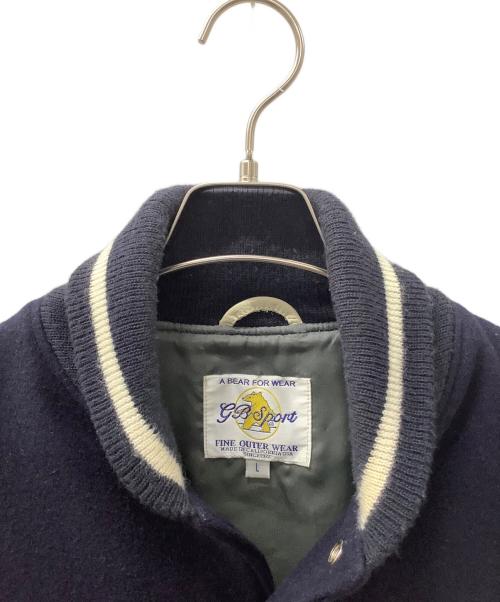 GB sport（ゴールデンベアスポーツ）GB sport (ゴールデンベアスポーツ) ジャケット ネイビー×ホワイト サイズ:Lの古着・服飾アイテム