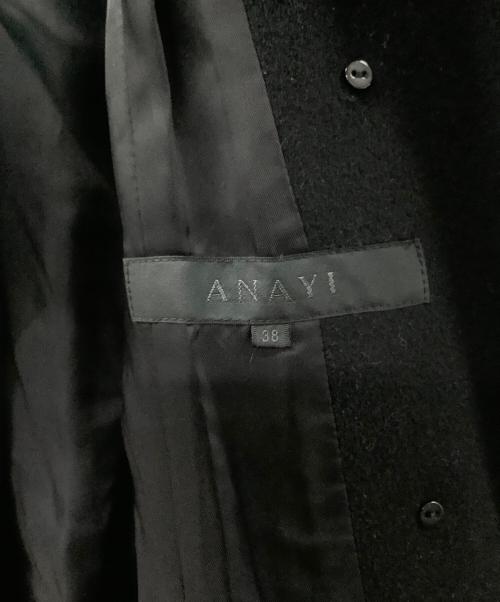 ANAYI（アナイ）ANAYI (アナイ) チェスターコート ブラック サイズ:38の古着・服飾アイテム