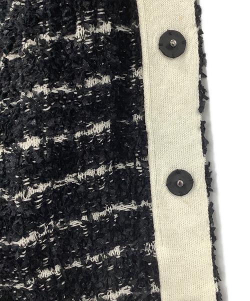 DISCOVERED（ディスカバード）DISCOVERED (ディスカバード) ツイードニットカーディガン ブラック サイズ:1の古着・服飾アイテム