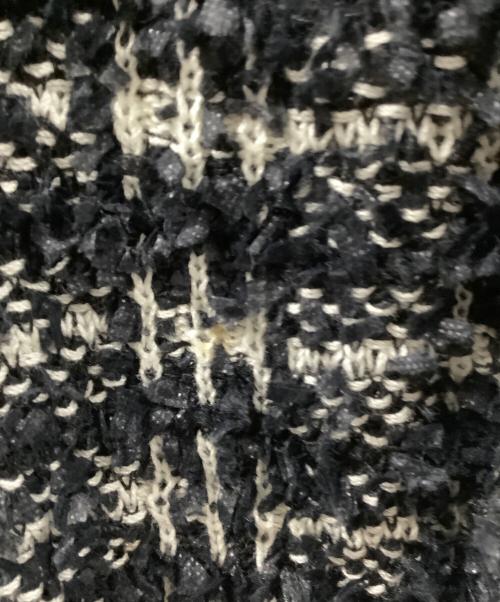 DISCOVERED（ディスカバード）DISCOVERED (ディスカバード) ツイードニットカーディガン ブラック サイズ:1の古着・服飾アイテム