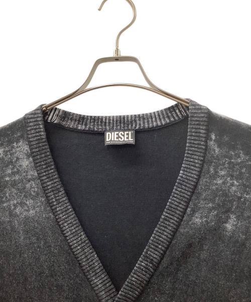DIESEL（ディーゼル）DIESEL (ディーゼル) K-LARENCE CARDIGAN ブラック サイズ: XSの古着・服飾アイテム