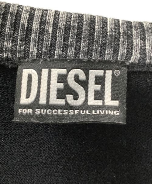DIESEL（ディーゼル）DIESEL (ディーゼル) K-LARENCE CARDIGAN ブラック サイズ: XSの古着・服飾アイテム