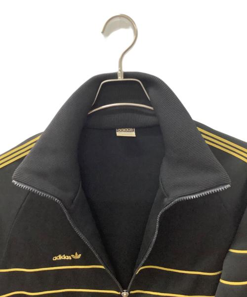 adidas（アディダス）adidas (アディダス) トラックジャケット ブラック×イエロー サイズ:Lの古着・服飾アイテム