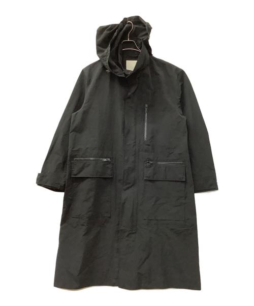 STUDIO NICHOLSON（スタジオ ニコルソン）STUDIO NICHOLSON (スタジオ ニコルソン) ZARA (ザラ) ナイロンコート ブラック サイズ:38の古着・服飾アイテム
