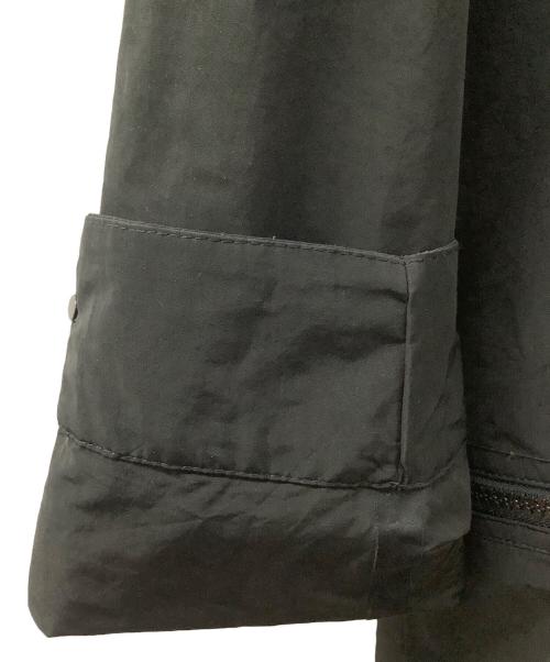 STUDIO NICHOLSON（スタジオ ニコルソン）STUDIO NICHOLSON (スタジオ ニコルソン) ZARA (ザラ) ナイロンコート ブラック サイズ:38の古着・服飾アイテム