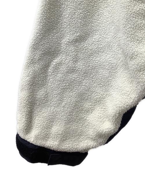 mont-bell（モンベル）mont-bell (モンベル) 90sハーフジップフリース ホワイト×ネイビー サイズ:Lの古着・服飾アイテム