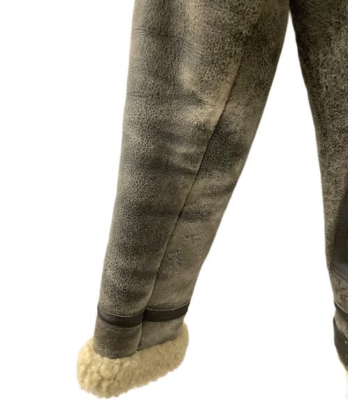 Liugoo Leathers（リューグーレザーズ）Liugoo Leathers (リューグーレザーズ) ムートンジャケット ブラウン サイズ:Sの古着・服飾アイテム