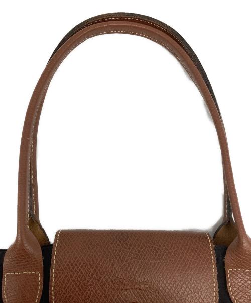 LONGCHAMP（ロンシャン）LONGCHAMP (ロンシャン) ハンドバッグ ブラックの古着・服飾アイテム