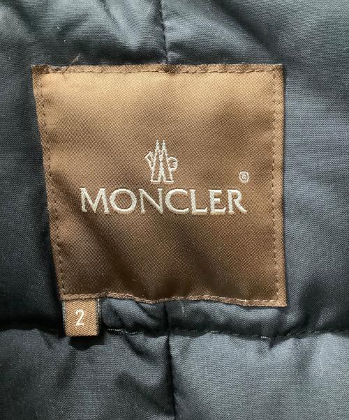 MONCLER（モンクレール）MONCLER (モンクレール) ダウンコート ブラック サイズ:2の古着・服飾アイテム