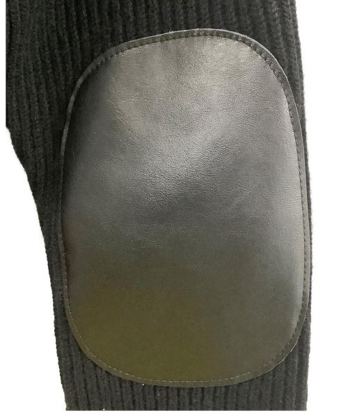 sacai（サカイ）sacai (サカイ) 22AW ウールニット × チョークストライプ プルオーバーセーター  ブラック サイズ:1の古着・服飾アイテム