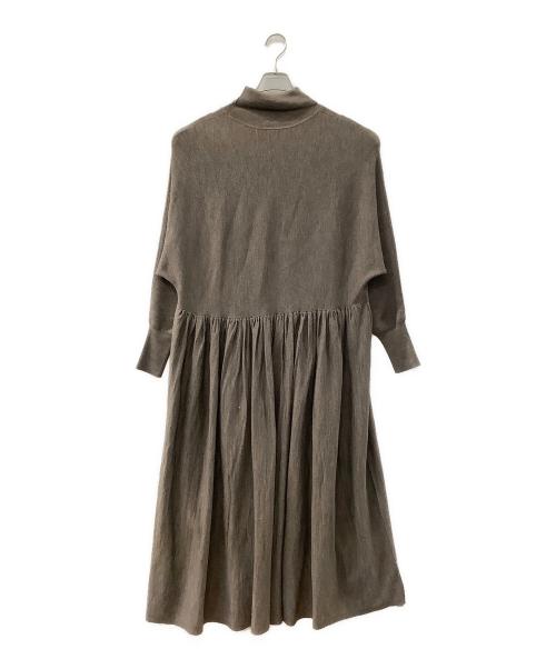 Curensology（カレンソロジー）Curensology (カレンソロジー) ニットワンピース ベージュ サイズ:Fの古着・服飾アイテム