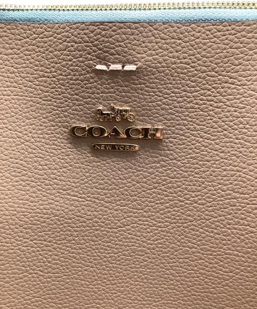 COACH（コーチ）COACH (コーチ) トートバッグ ピンク×ブルーの古着・服飾アイテム