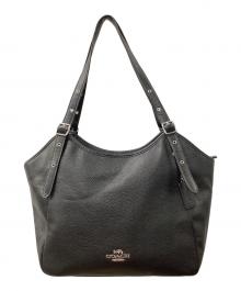 COACH（コーチ）の古着「レザートートバッグ」｜ブラック