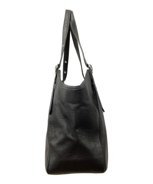 COACH（コーチ）COACH (コーチ) レザートートバッグ ブラックの古着・服飾アイテム