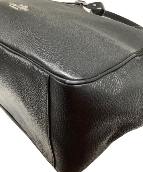 COACH（コーチ）COACH (コーチ) レザートートバッグ ブラックの古着・服飾アイテム