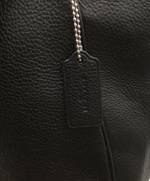 COACH（コーチ）COACH (コーチ) レザートートバッグ ブラックの古着・服飾アイテム