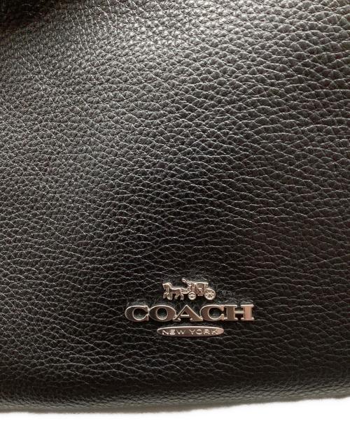 COACH（コーチ）COACH (コーチ) レザートートバッグ ブラックの古着・服飾アイテム