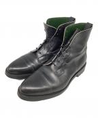Tricker'sトリッカーズ）の古着「ストレートチップレースアップブーツ」｜ブラック