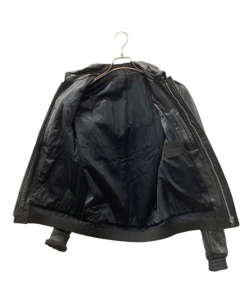BALENCIAGA（バレンシアガ）BALENCIAGA (バレンシアガ) レザージャケット ブラック サイズ:46の古着・服飾アイテム